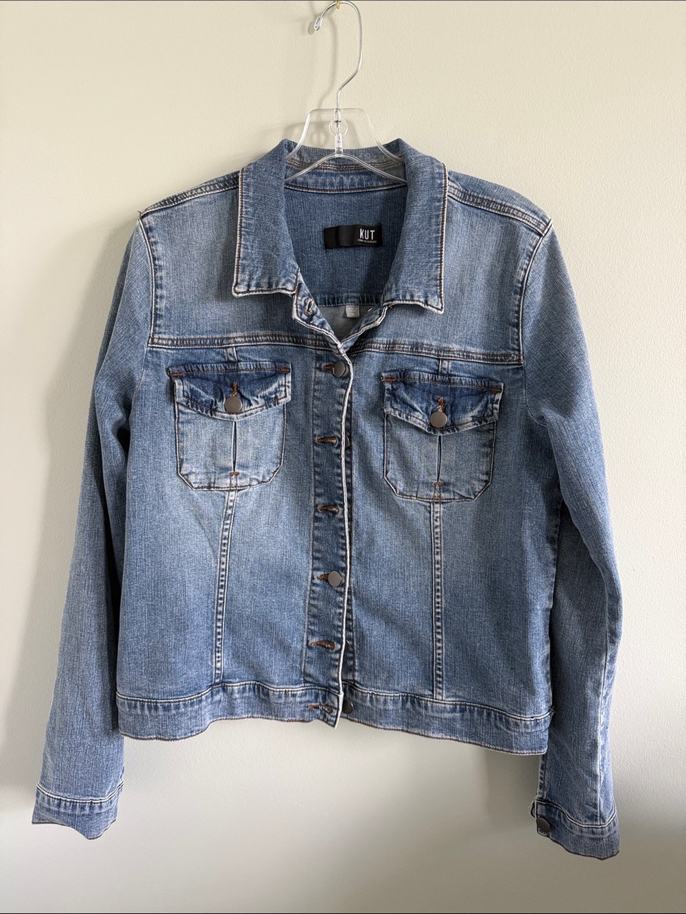 Kut from the Kloth Medium Light Blue Denim Jacket